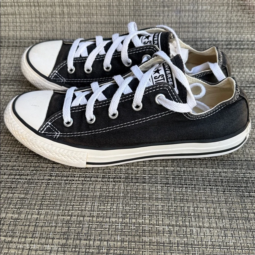 Converse Chuck Taylor All Star Madison Canvas Black Juniors Sneakers Size 3